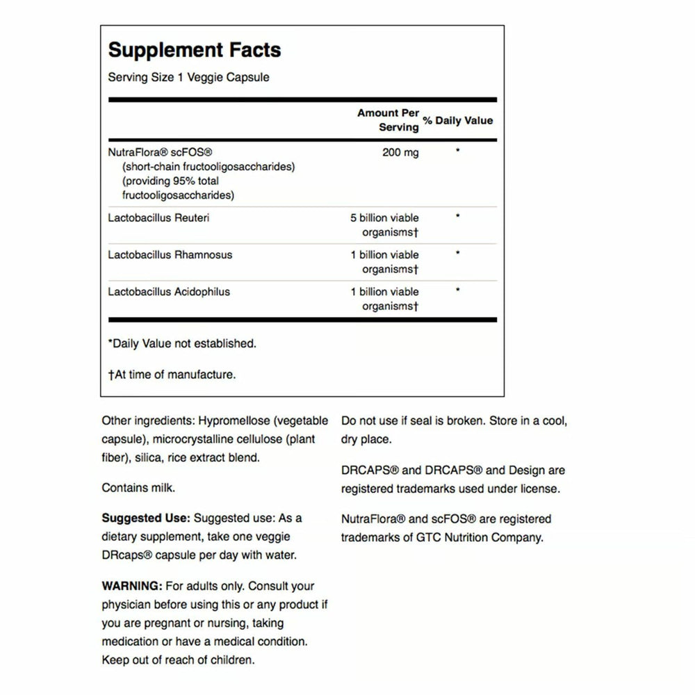 Swanson L. Reuteri Probiotic Plus capsules close-up for daily gut support