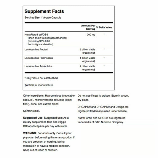 Swanson L. Reuteri Probiotic Plus capsules close-up for daily gut support