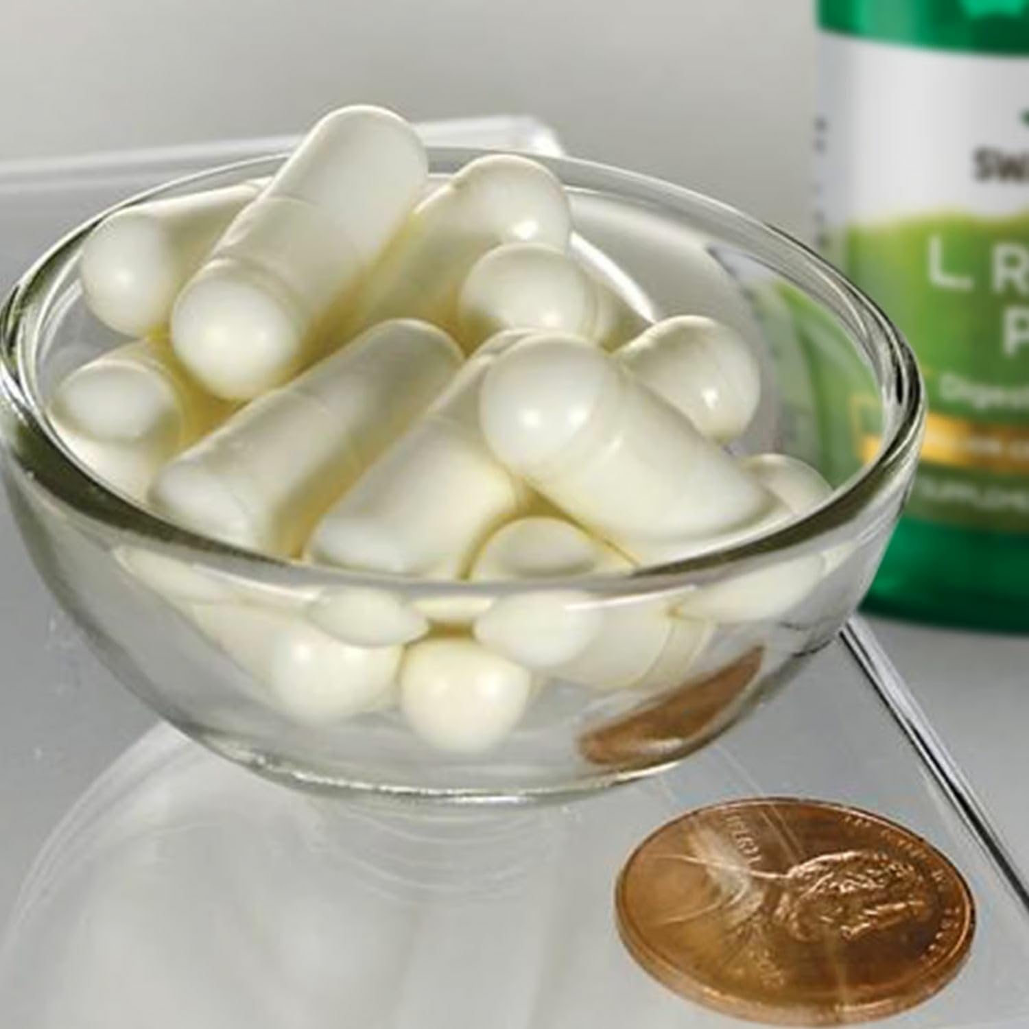 Swanson L. Reuteri Probiotic Plus label highlights lower GI release concept.