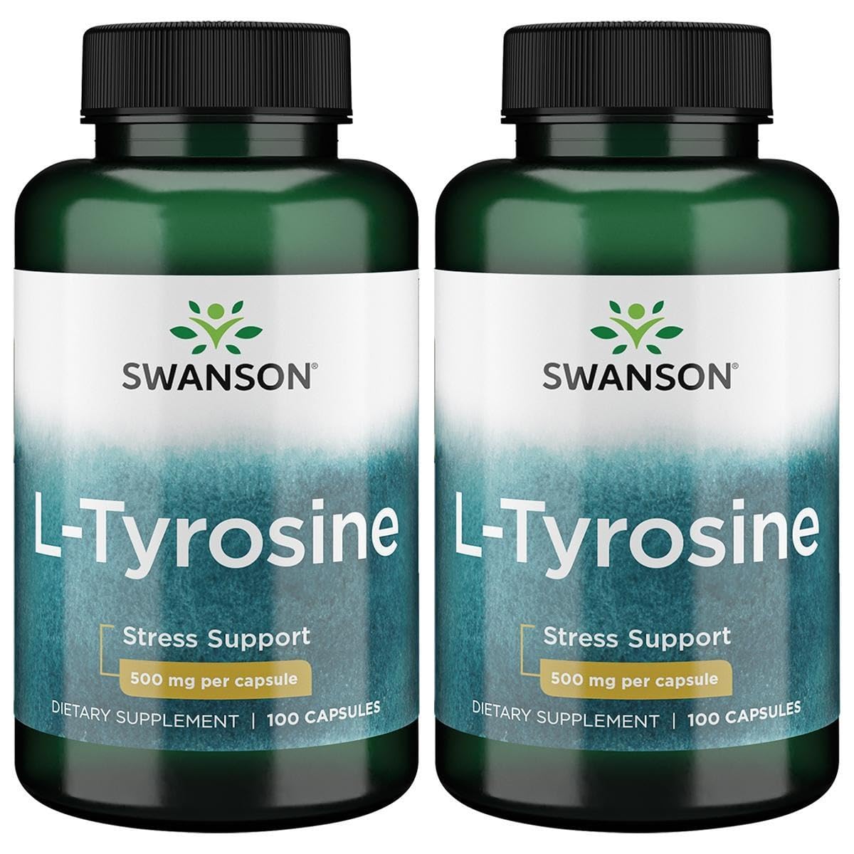 Swanson L-Tyrosine bottle for daily cognitive support and focus