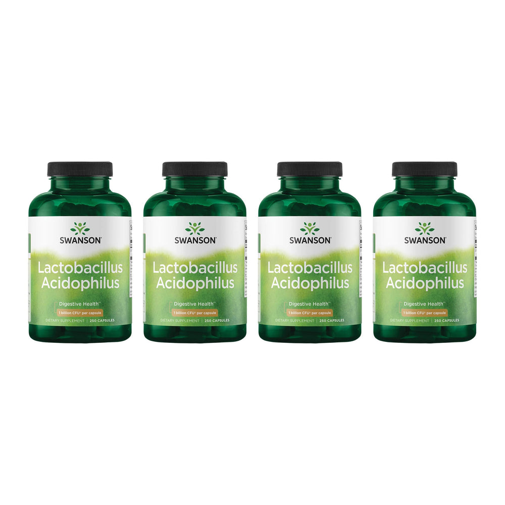 Swanson Lactobacillus Acidophilus capsules support daily digestion.