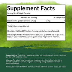 Swanson Lactobacillus Gasseri capsules, vegan probiotic for digestion support