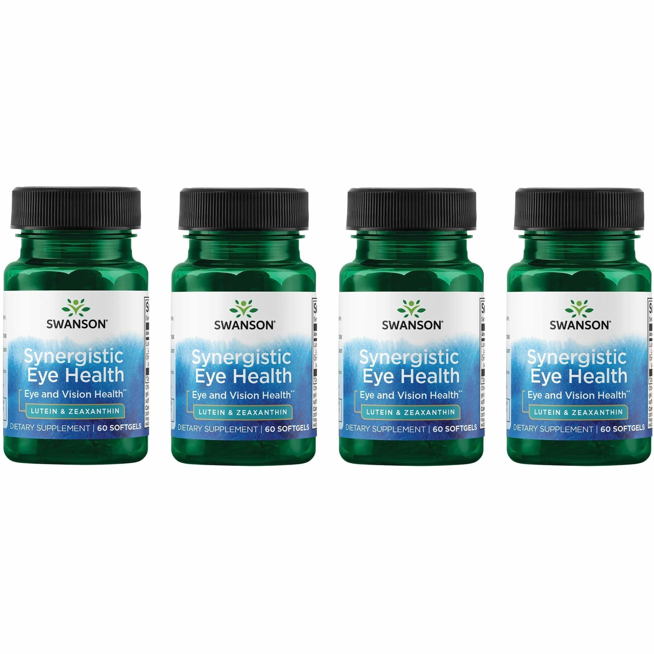 Swanson Lutein & Zeaxanthin synergy bottle supports eye health.
