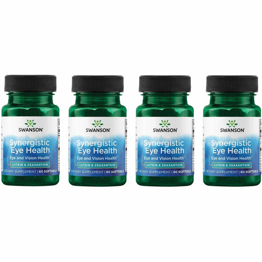 Swanson Lutein & Zeaxanthin synergy bottle supports eye health.