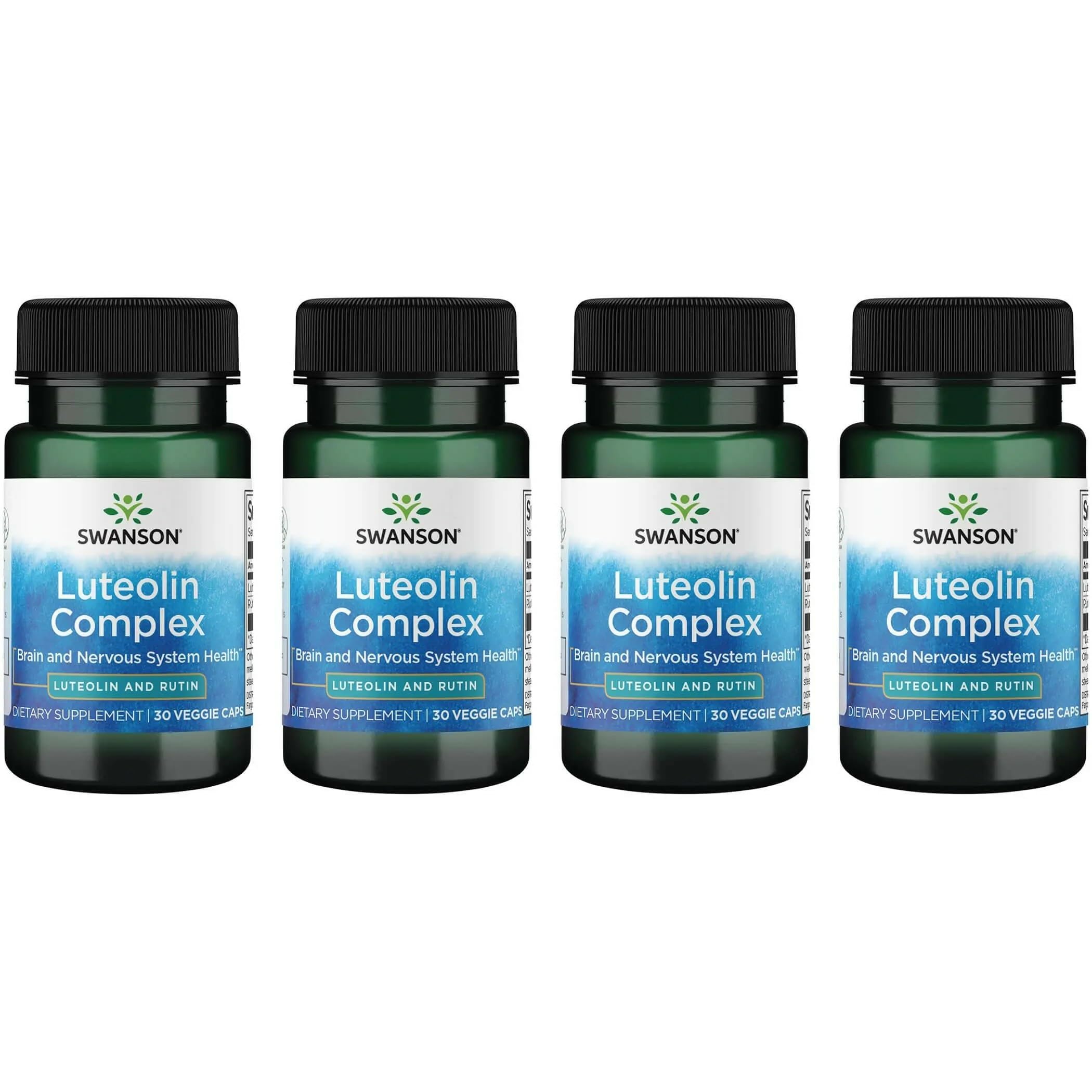 Swanson Luteolin Complex bottle showing capsules for memory support