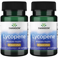 Swanson Lycopene bottle front with 60 softgels suggesting antioxidant support