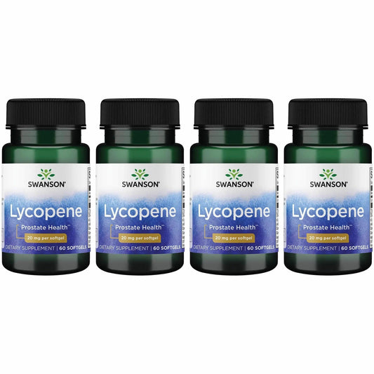 Swanson Lycopene softgels bottle front highlighting premium men's health support