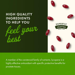 Swanson Lycopene three-pack packaging for convenient men's wellness.