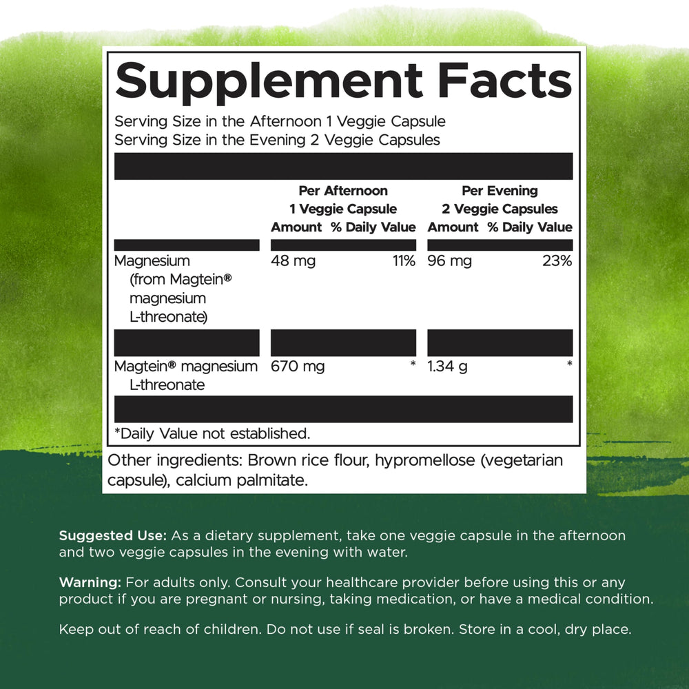 Swanson Magnesium L-Threonate 4-pack box showing value pack for cognitive support.
