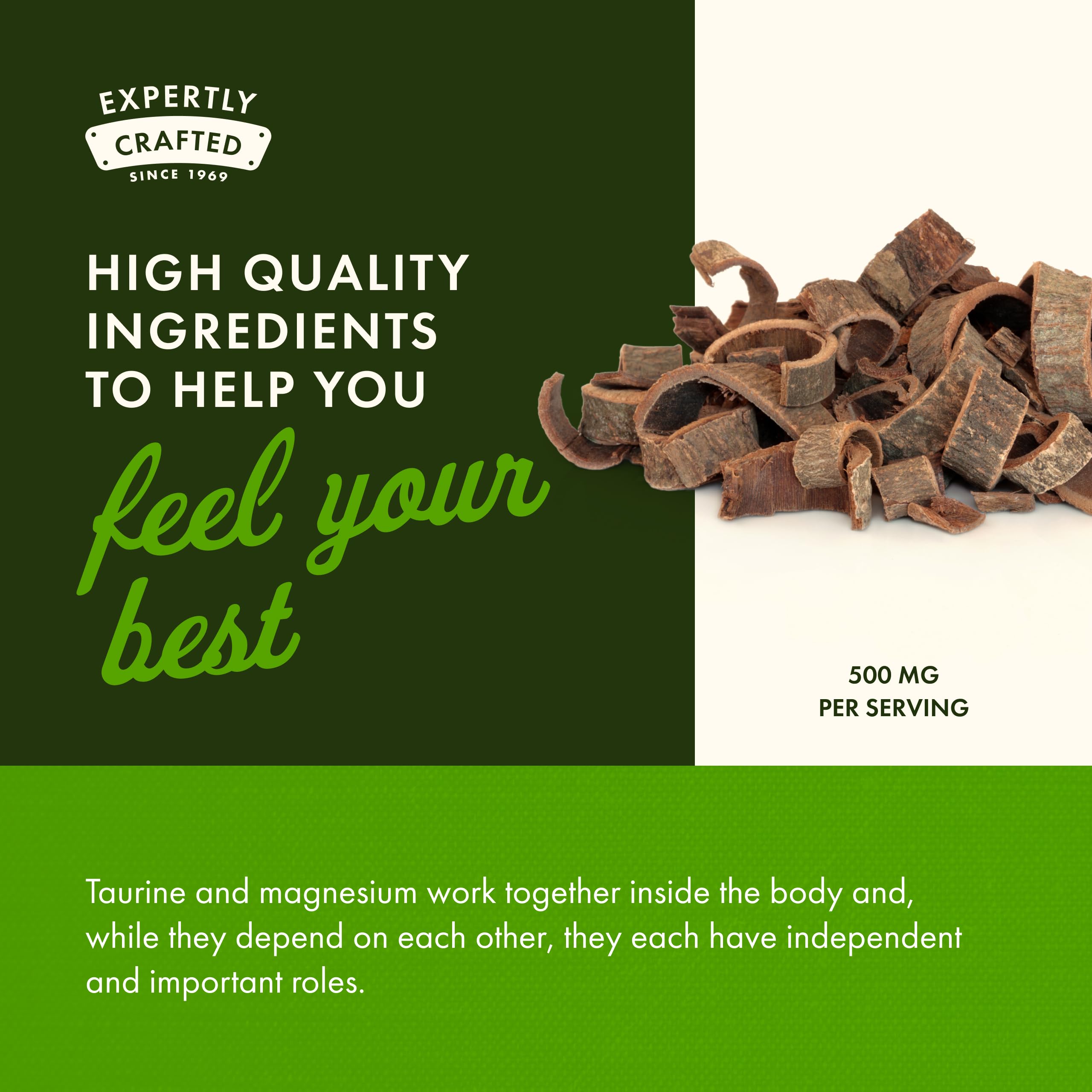Swanson Magnolia Bark packaging inside view shows bulk option for daily use