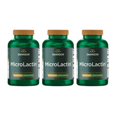Swanson Microlactin double-strength bottle: 1000 mg per tablet for connective tissue support.