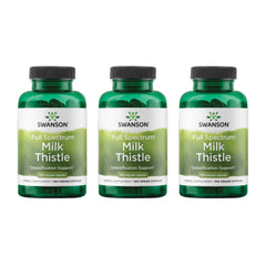 Swanson Milk Thistle bottle front with 500 mg serving for liver support