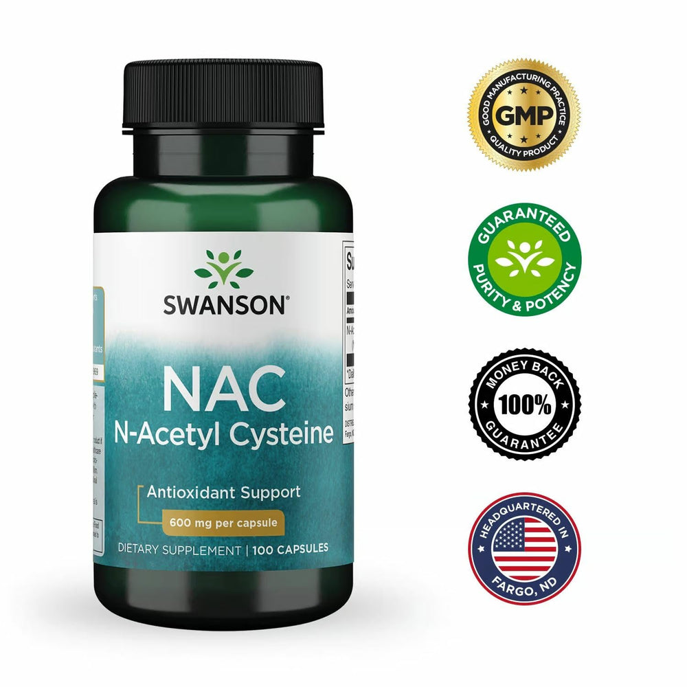 Swanson NAC dosage scene for daily routine integration.