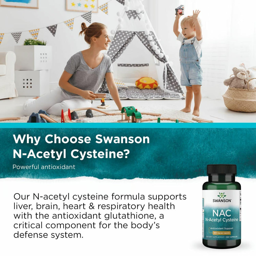 Swanson NAC manufacturing process image conveying care and purity.