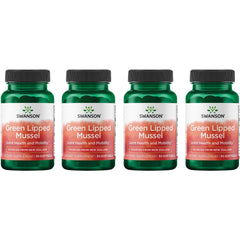 Swanson New Zealand Green Lipped Mussel Oil bottle for joint comfort and mobility.