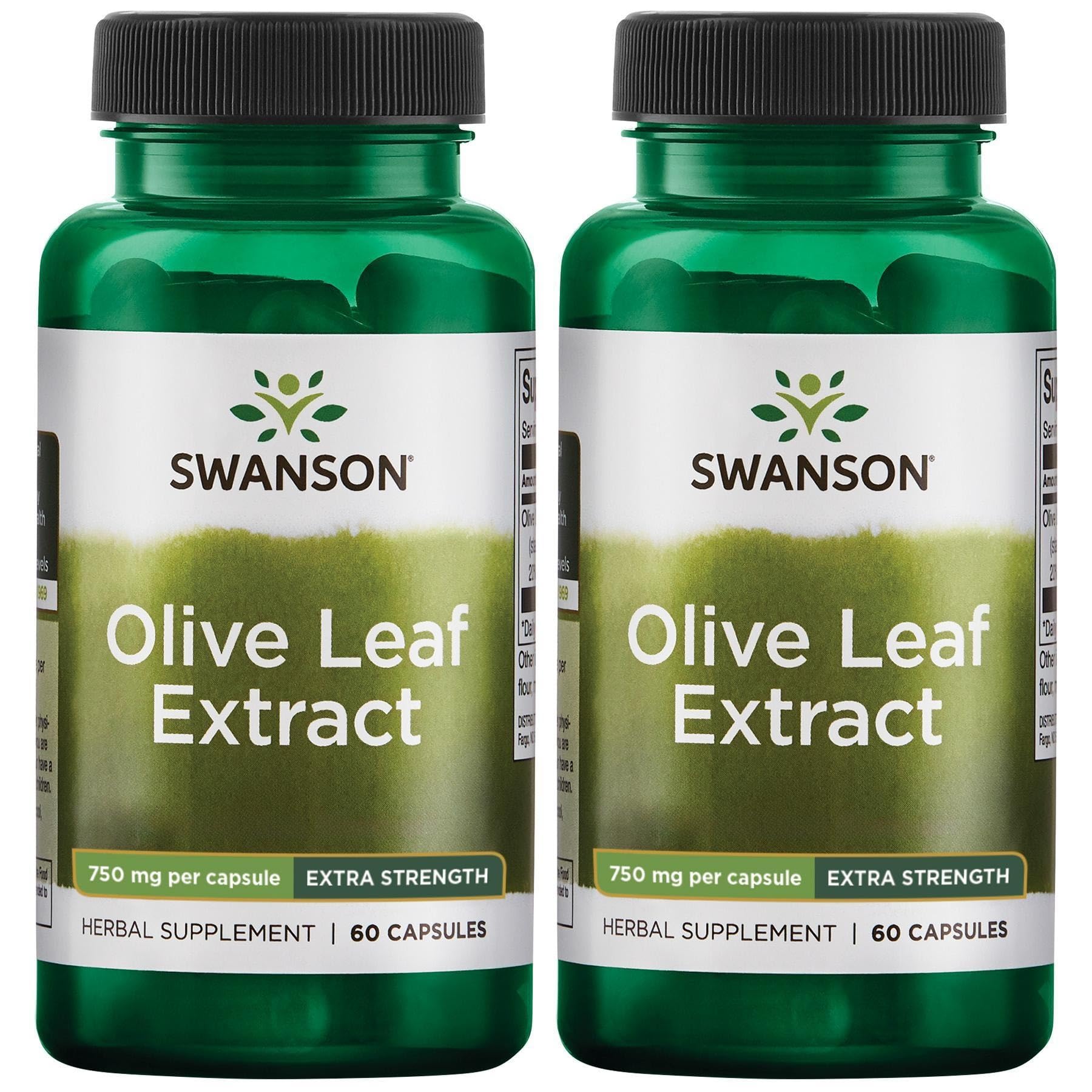 Swanson Olive Leaf Extract bottle pour highlighting oleuropein-rich immune support