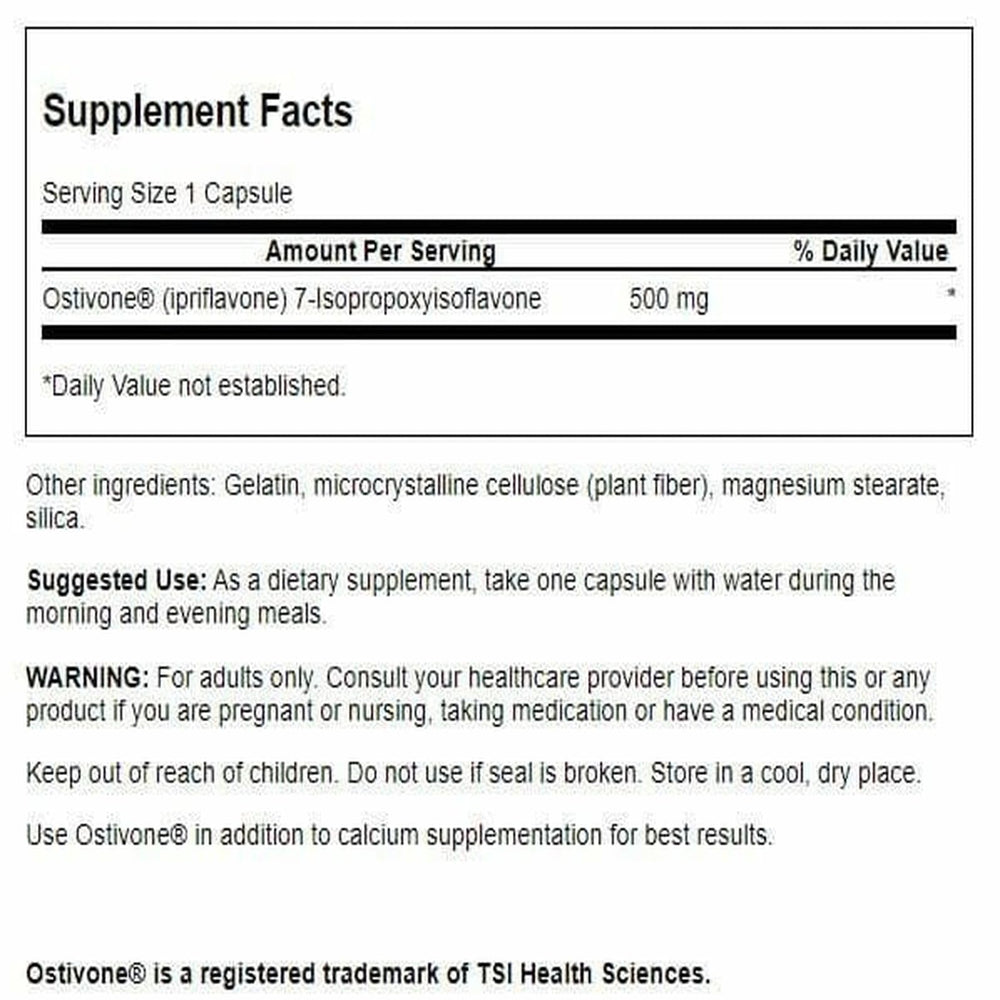 Ostivone capsules close-up highlights convenient daily capsules.