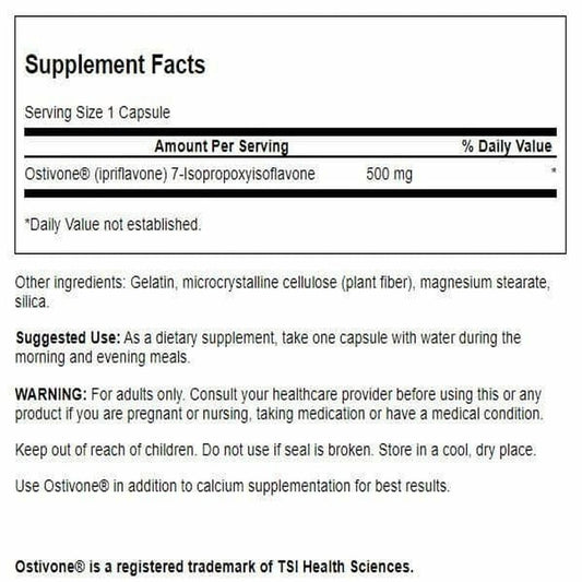 Ostivone capsules close-up highlights convenient daily capsules.