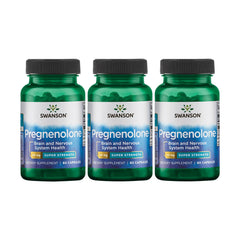 Swanson Pregnenolone 50 mg bottle shows clear daily dosing for convenience.