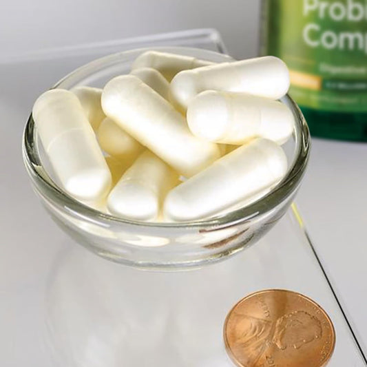 Swanson Probiotic Complex DRcaps capsules deliver targeted GI support
