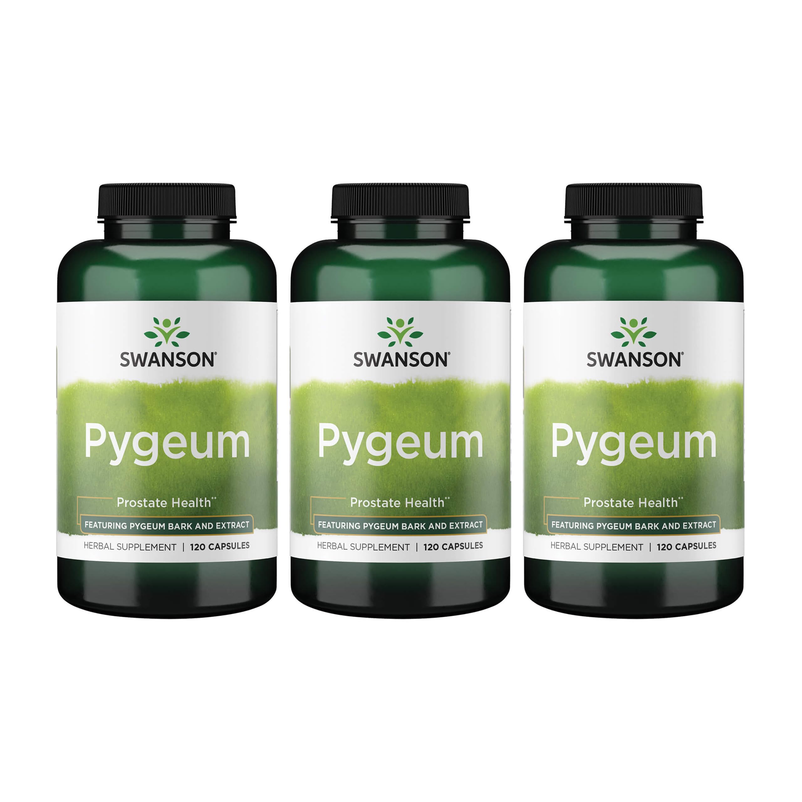 Swanson Pygeum 400 mg bottle front promoting urinary tract support