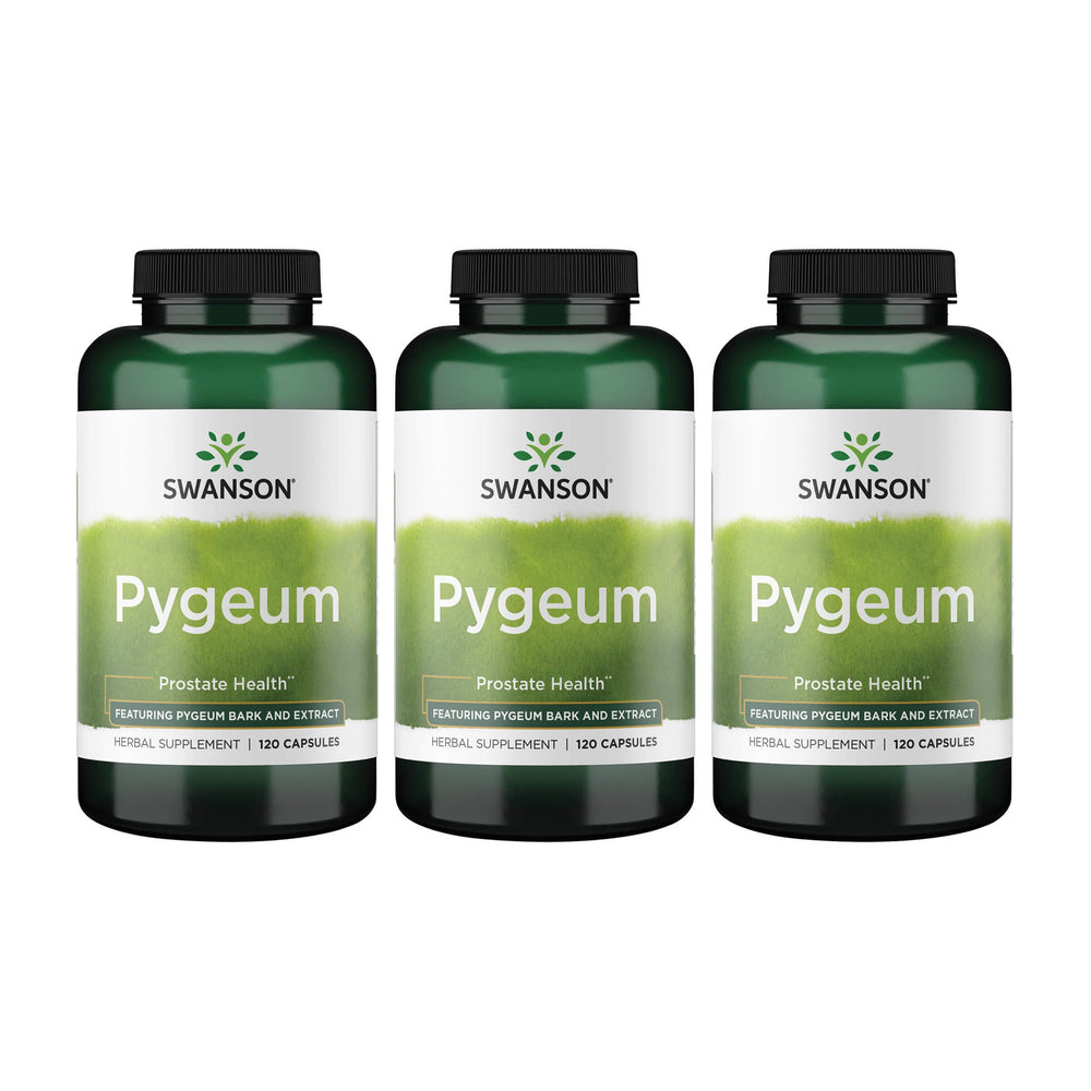 Swanson Pygeum 400 mg bottle front promoting urinary tract support