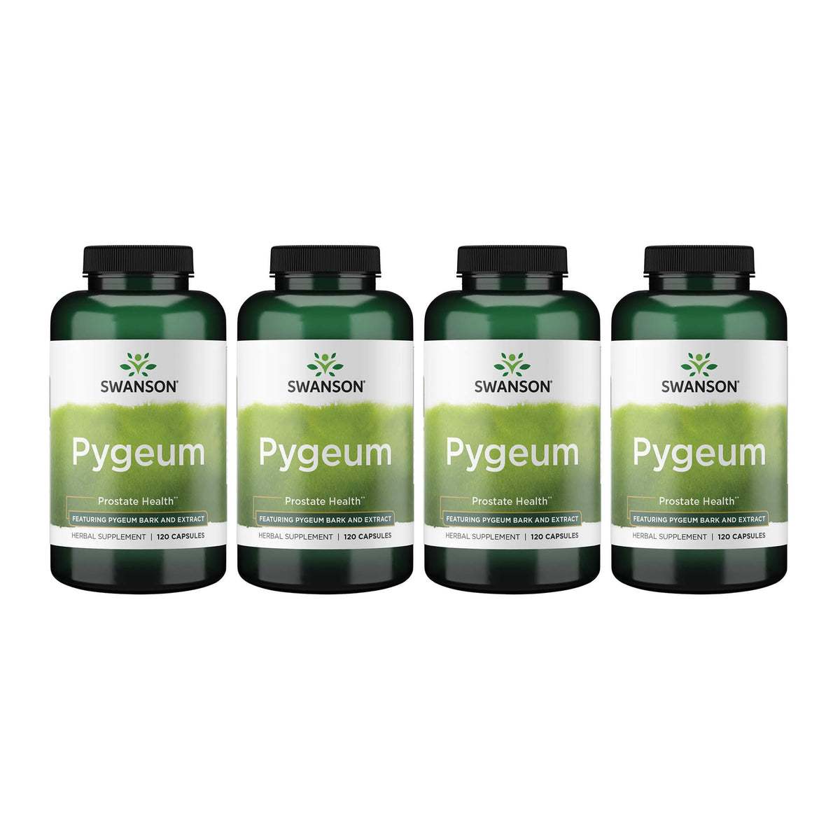 Swanson Pygeum 400 mg capsules promote urinary tract health and prostate comfort.