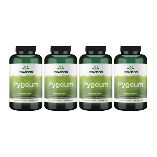Swanson Pygeum 400 mg capsules promote urinary tract health and prostate comfort.