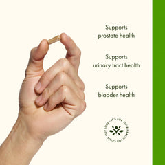 Swanson Pygeum bladder support in bottle on shelf.