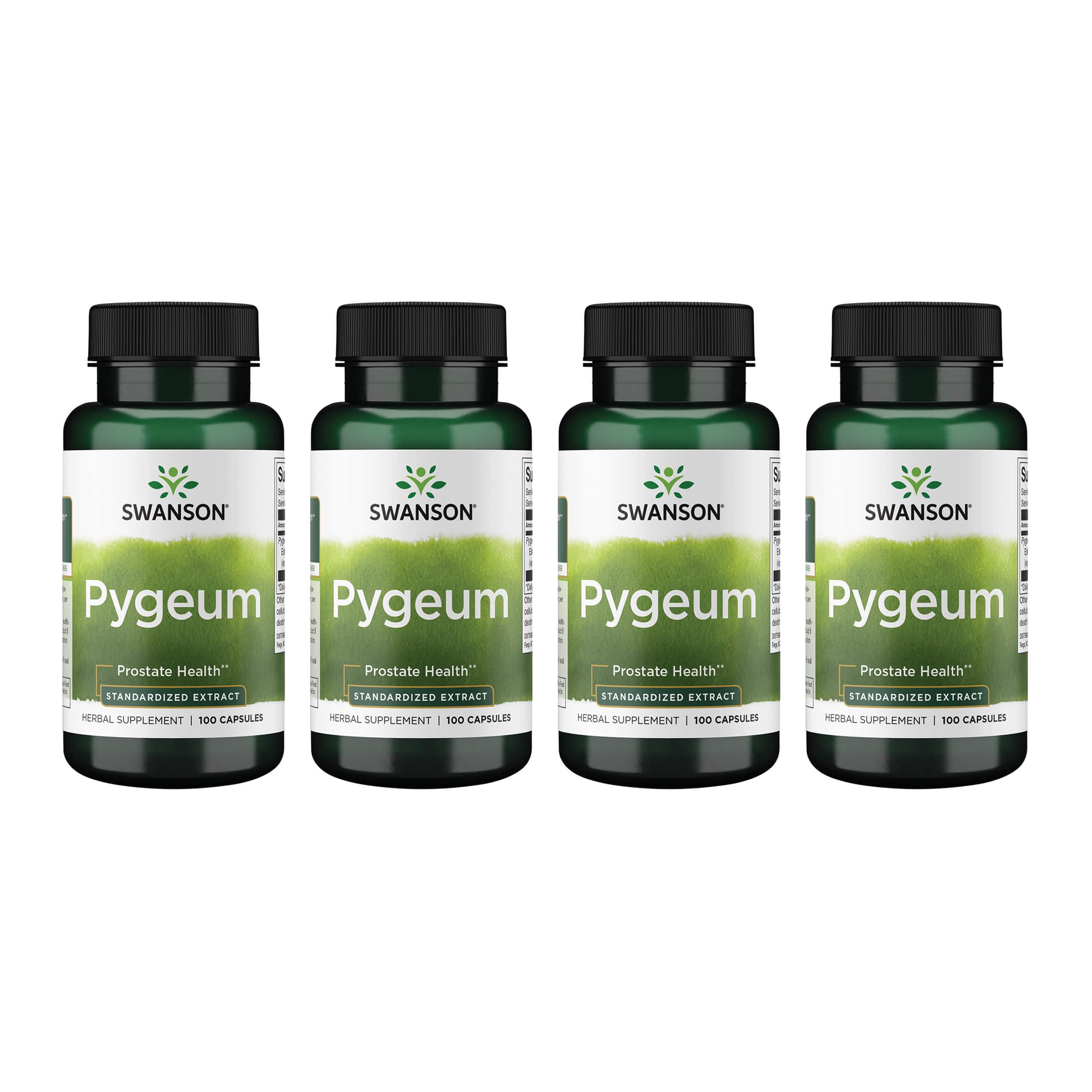 Swanson Pygeum bottle front label showing 125 mg capsules for prostate support