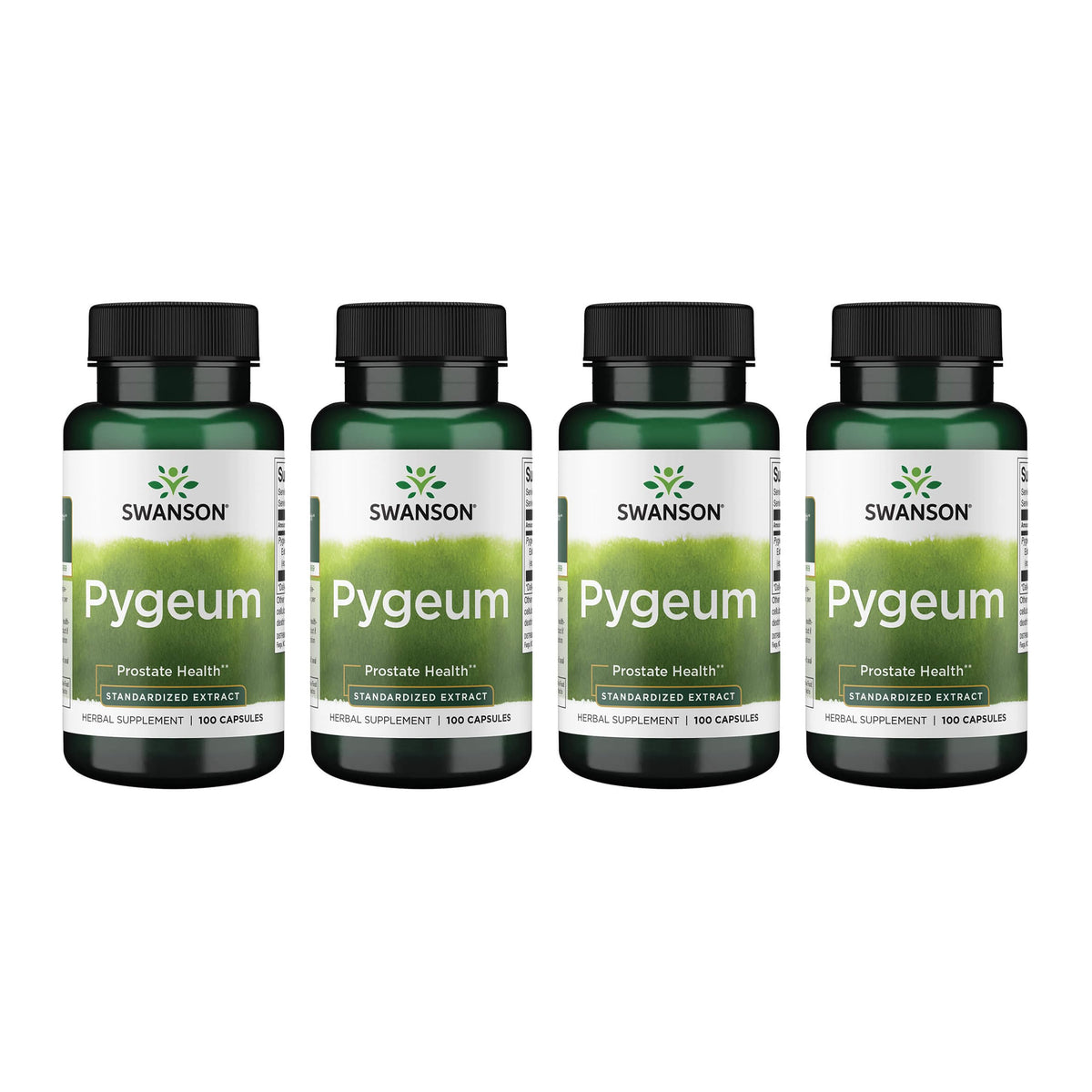 Swanson Pygeum bottle front label showing 125 mg capsules for prostate support