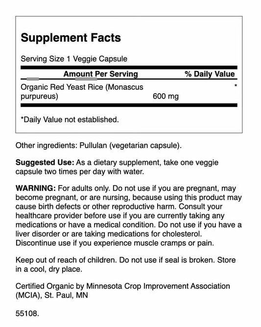 Swanson Red Yeast Rice capsules arranged for daily wellness