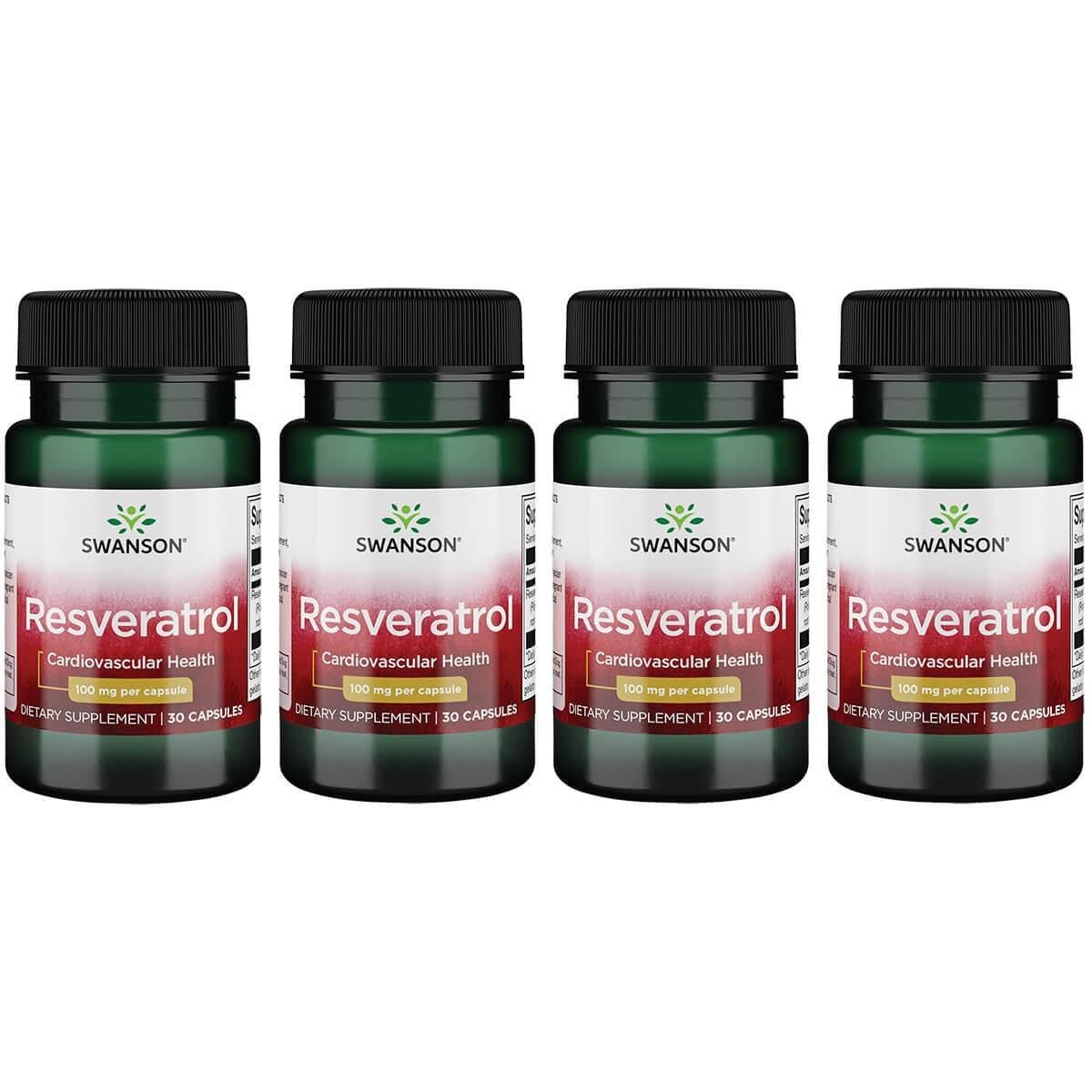 Swanson Resveratrol 100 bottle for daily antioxidant support