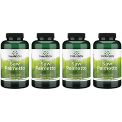 Swanson Saw Palmetto bottle front showing label and product name for prostate support.