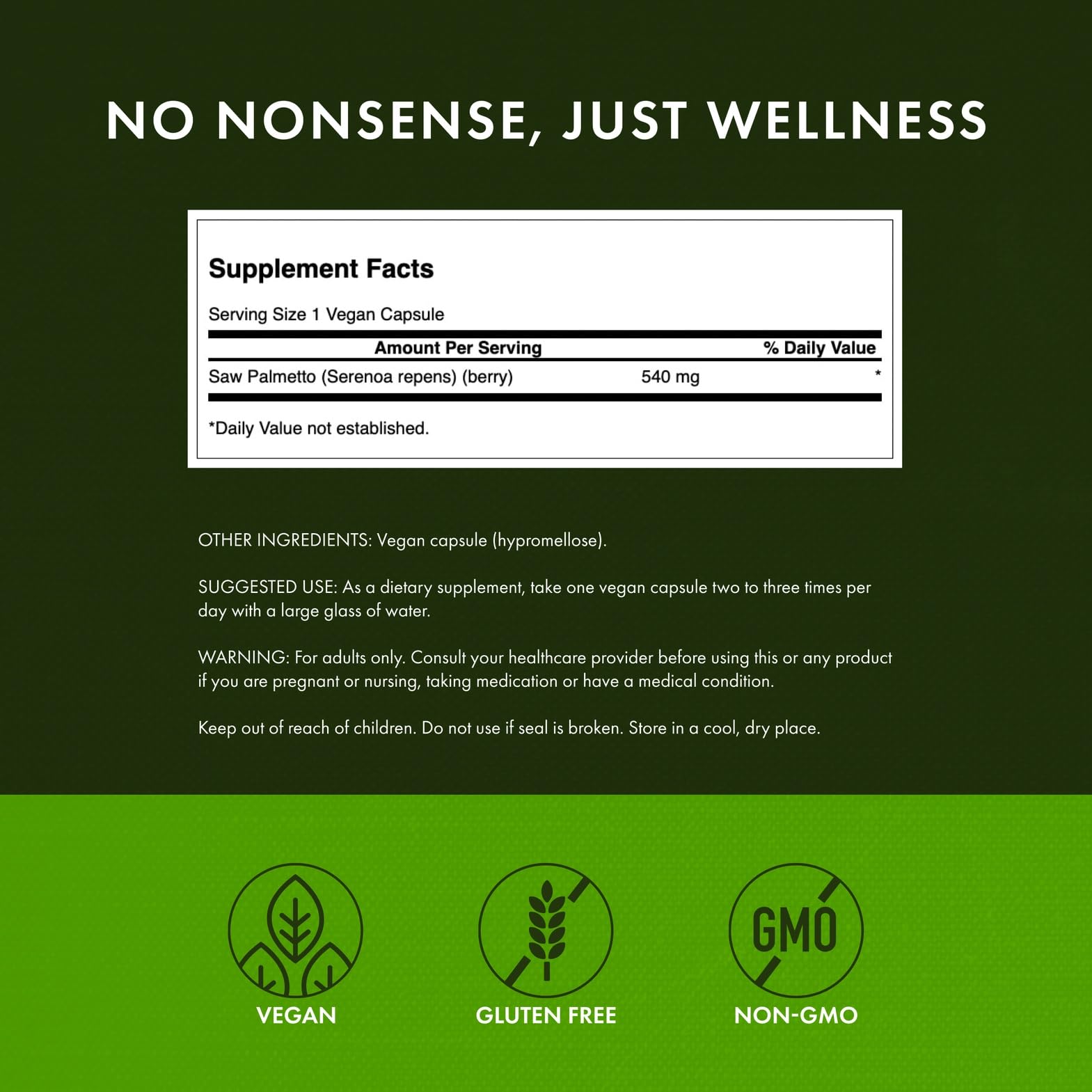 Swanson Saw Palmetto capsules showcase hair vitality as part of a routine.