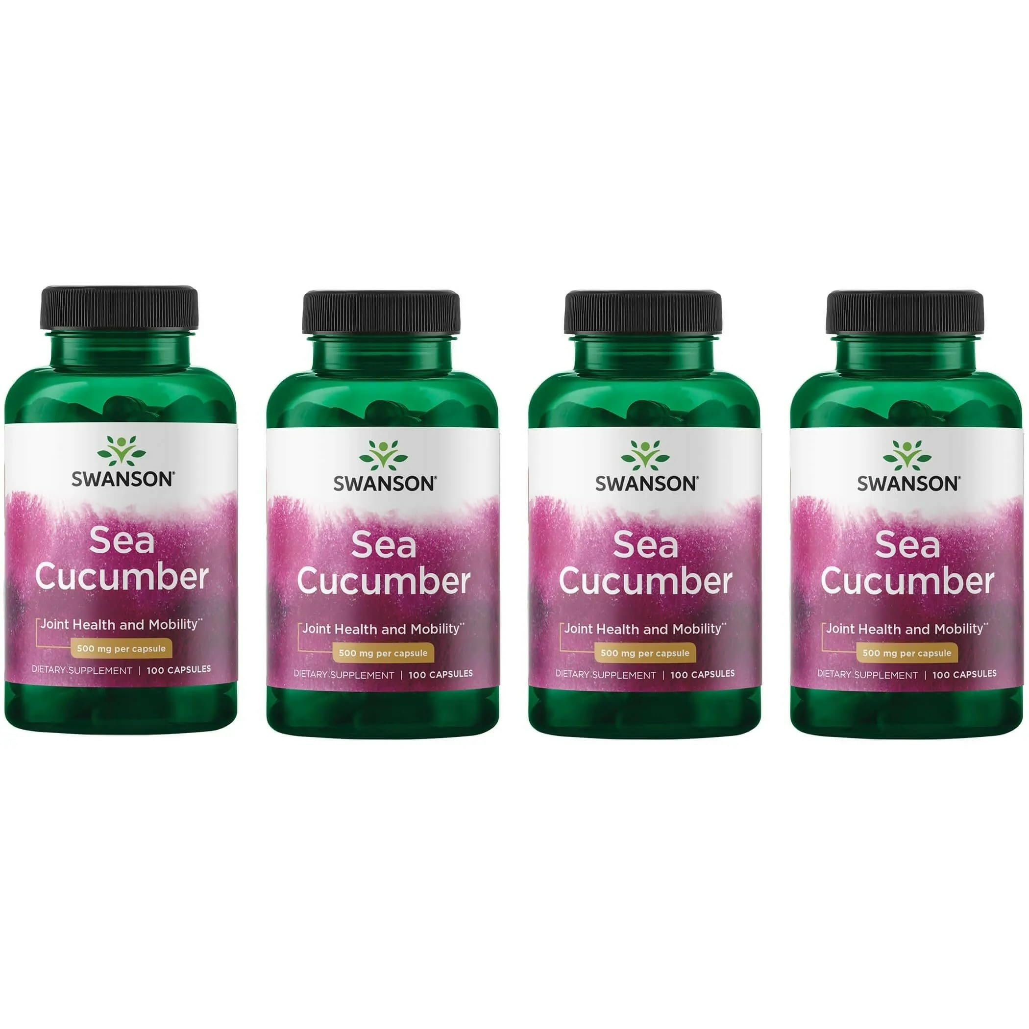 Swanson Sea Cucumber bottle front showing joint support potential.
