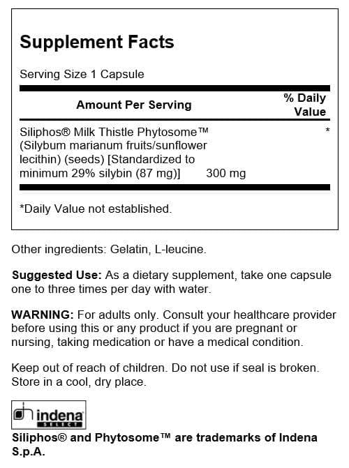 Swanson Siliphos capsules closeup highlighting high bioavailability potential