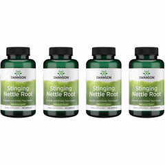 Swanson Stinging Nettle Root bottle with 500 mg capsules for daily wellness.