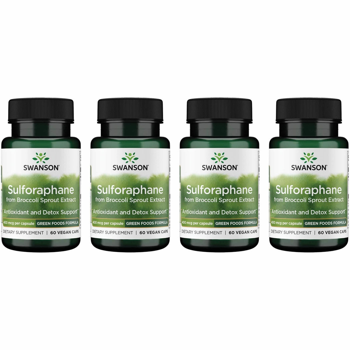 Swanson Sulforaphane capsules close-up for daily wellness support