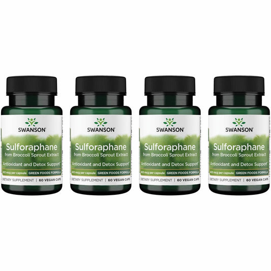 Swanson Sulforaphane capsules close-up for daily wellness support