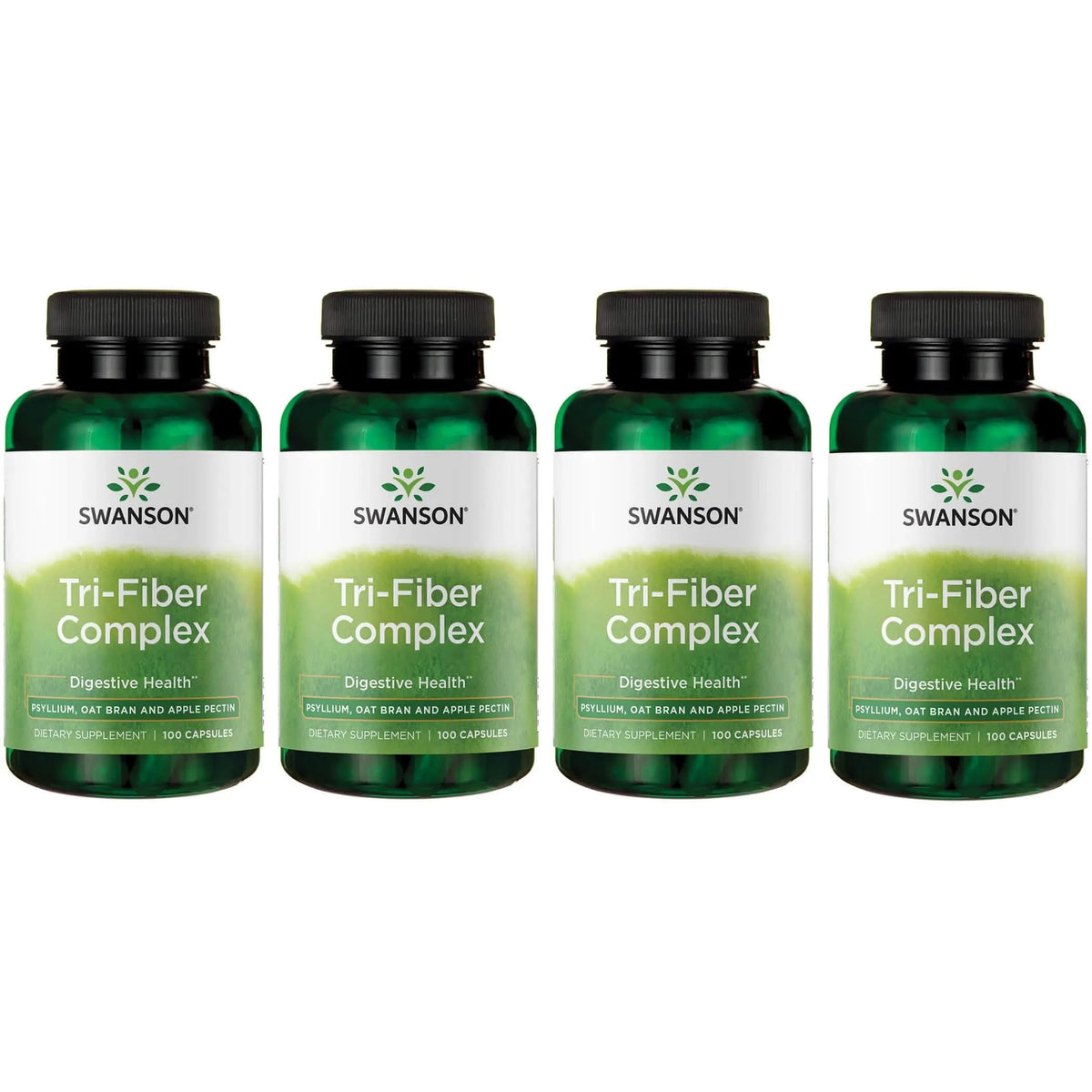 Swanson Tri-Fiber Complex bottle for convenient daily digestive support.