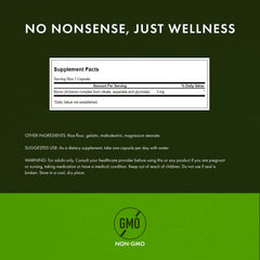 Swanson Triple Boron Complex label detail emphasizes non-GMO quality you can trust
