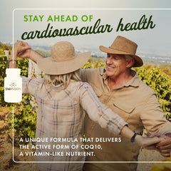 Swanson Ubiquinol label front highlighting product details.