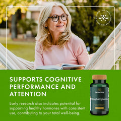 Swanson Ultra phosphatidylserine 100 mg 90 sgels detailed label communicates GMP quality