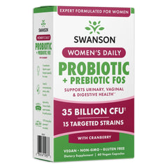 Swanson WMN Daily Prob W/PREB FOS bottle front for daily use