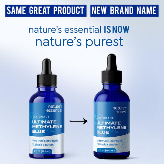 Sweat & Soul Methylene Blue 1% bottle with dropper for easy measurement.