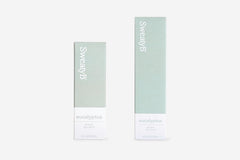 SweatyB room and linen spray with fresh eucalyptus scent.