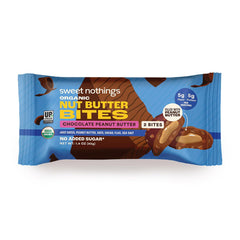 Sweet Nothings peanut butter bites texture close up