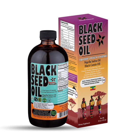 Sweet Sunnah Black Seed Oil 16oz bottle for daily nourishment
