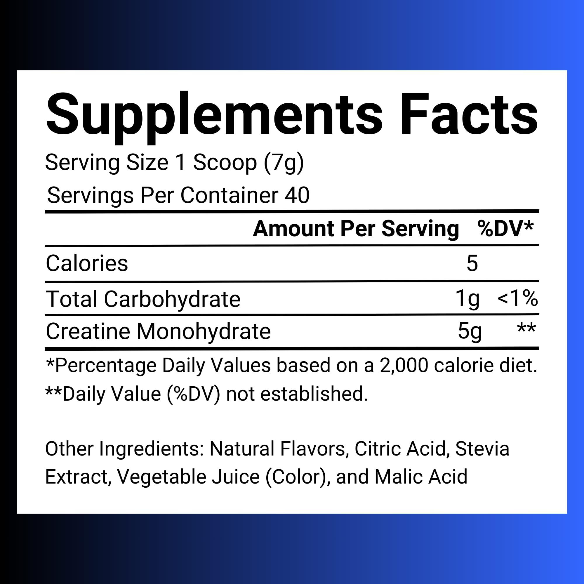 Sweet Cre Serving scoop showing precise 5g servings for consistent workouts.